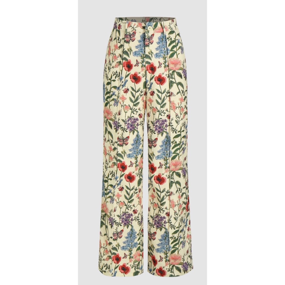 Floral Print Long Trousers